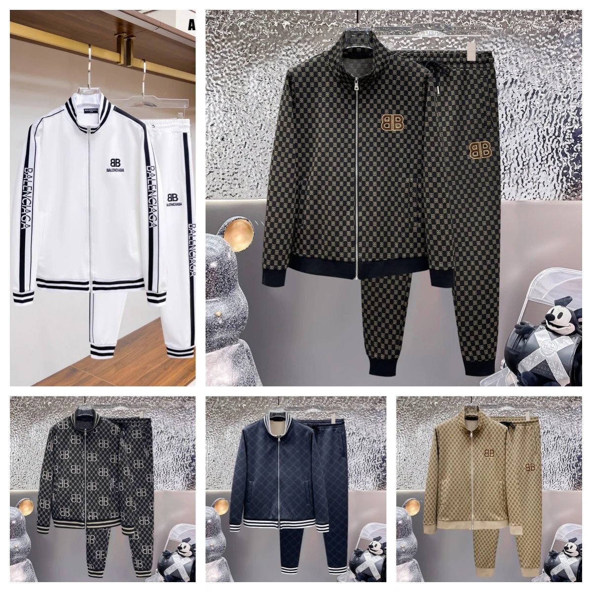 Balenciaga Black Track Suit