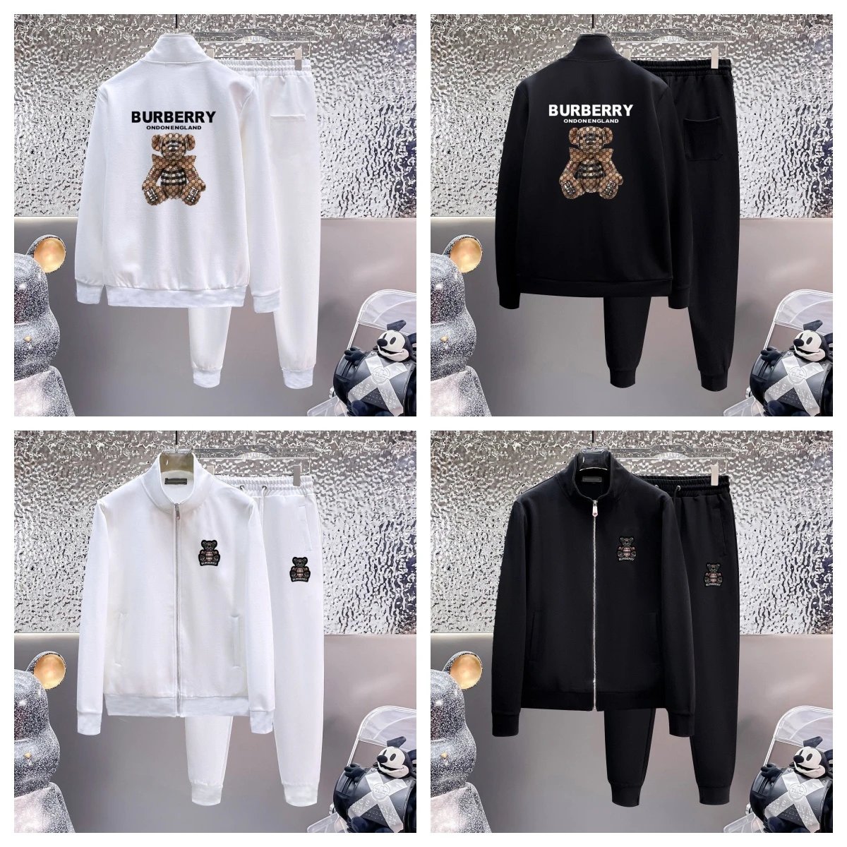 Burberry White Bear Track Suit