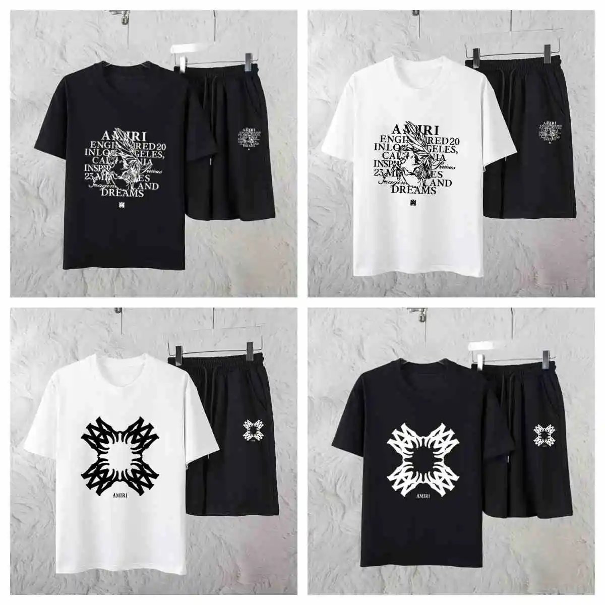 Amiri Graphic Print T-Shirt/Sh