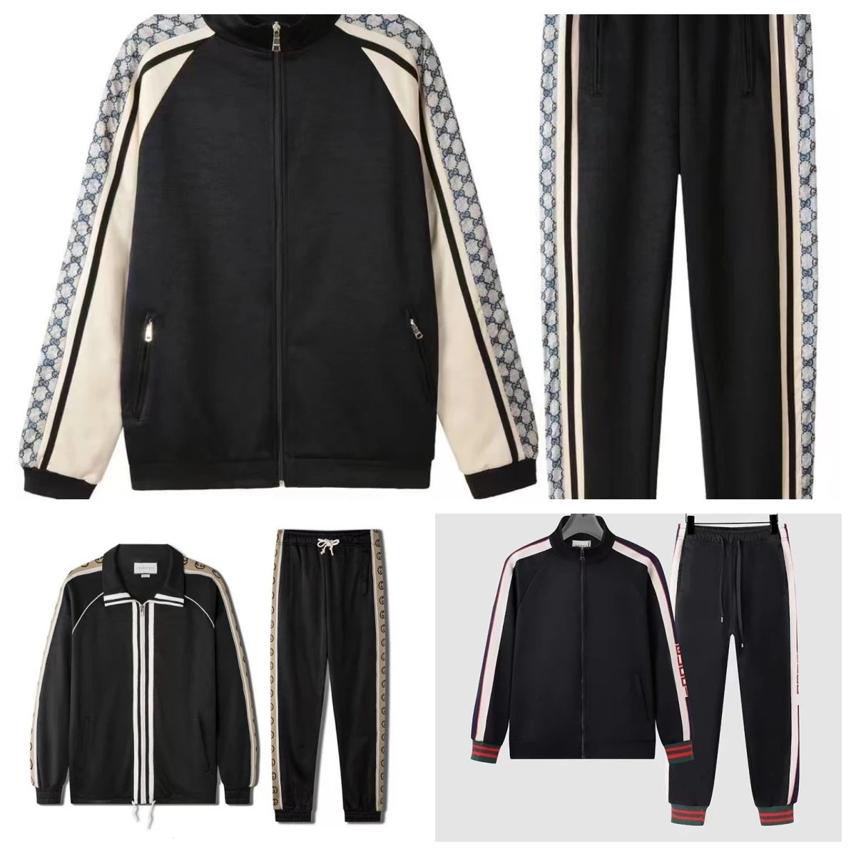 Gucci Black Track Jacket and P