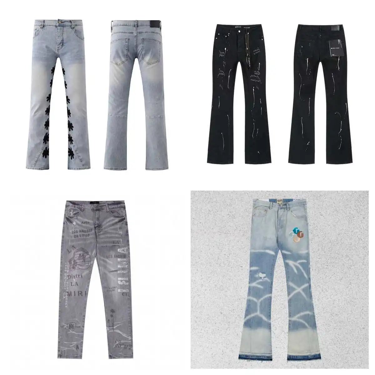 GG Marmont Distressed Flared J