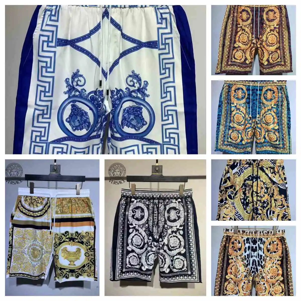 Versace Baroque Print Shorts