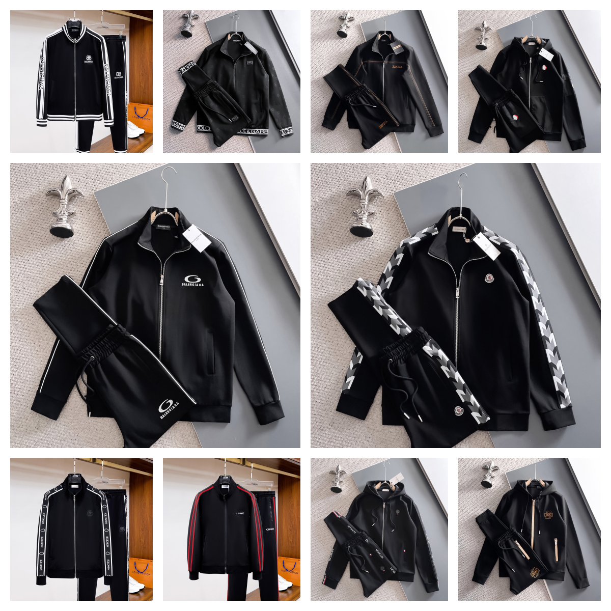 Balenciaga Black Track Jacket 