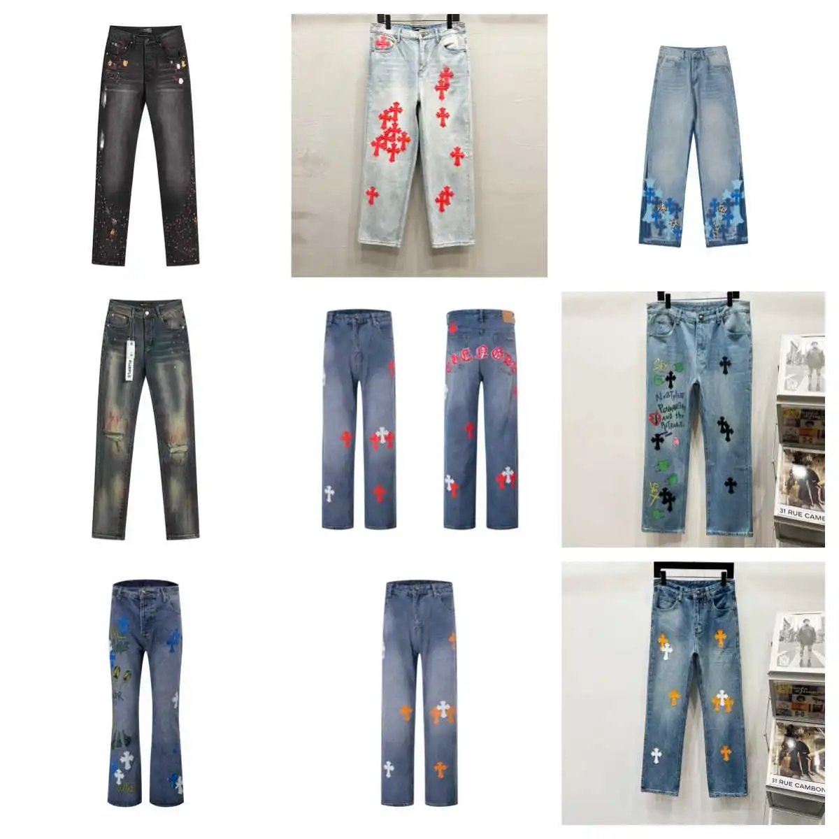 Chrome Hearts Cross-Embroidere