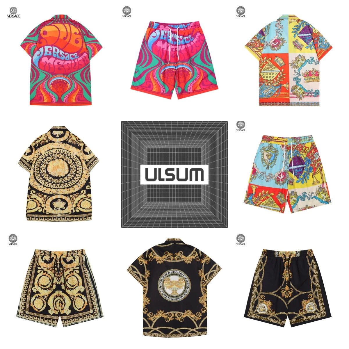 2025ss V1RSAC1 Summer fashion brand Gujia full of letter printed shirts