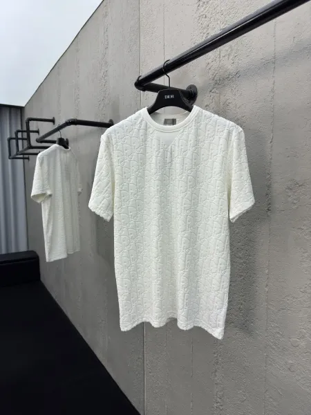 Gucci GG Monogram Jacquard Polo White Polo Shirt - 57