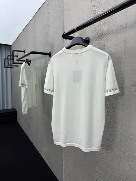 Gucci GG Monogram Jacquard Polo White Polo Shirt - 39