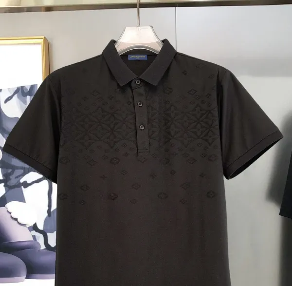 Gucci GG Monogram Jacquard Polo White Polo Shirt - 14