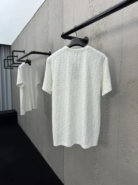 Gucci GG Monogram Jacquard Polo White Polo Shirt - 58