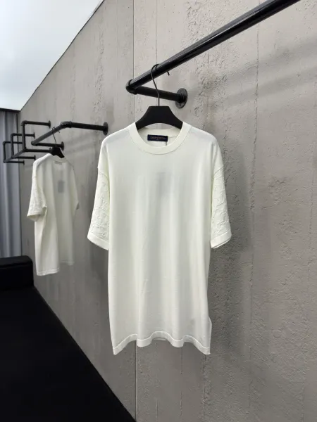 Gucci GG Monogram Jacquard Polo White Polo Shirt - 42