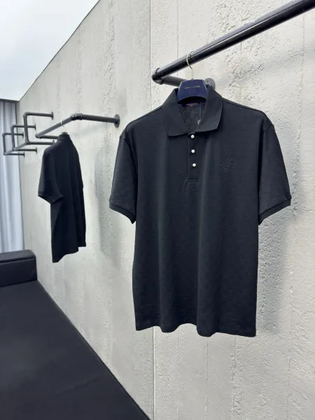 Gucci GG Monogram Jacquard Polo White Polo Shirt - 48