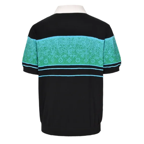 Gucci GG Monogram Jacquard Polo White Polo Shirt - 11