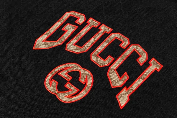 Gucci GG Monogram Jacquard Polo White Polo Shirt - 31