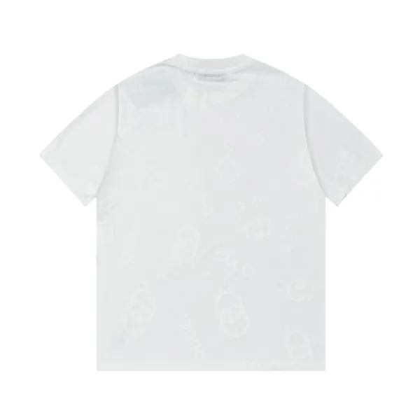 Gucci GG Monogram Jacquard Polo White Polo Shirt - 70