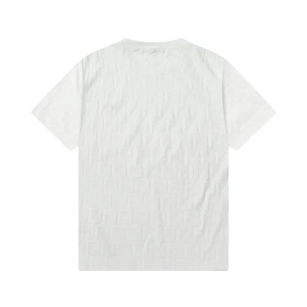 Gucci GG Monogram Jacquard Polo White Polo Shirt - 23