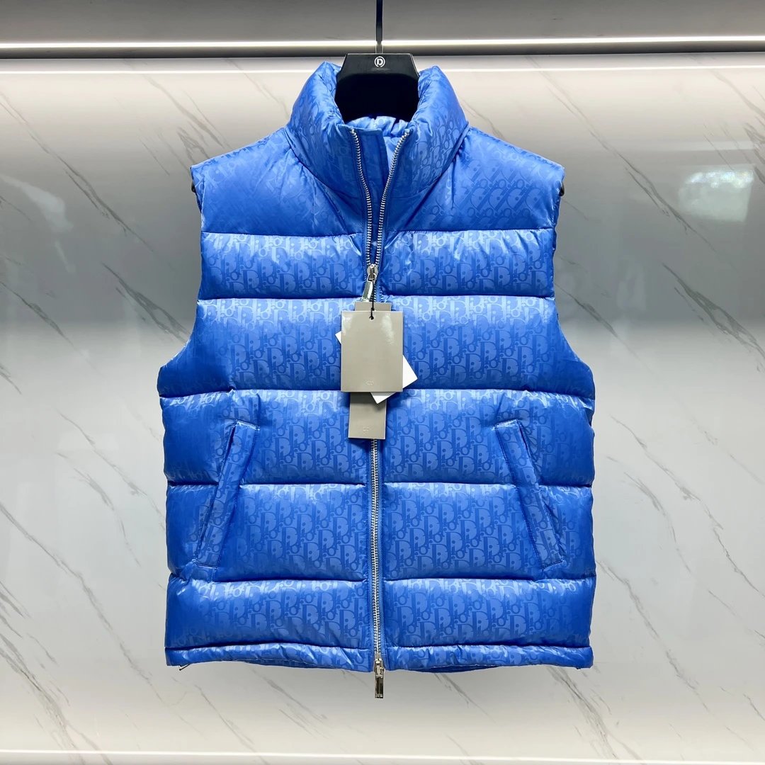 Down Vest-Blue