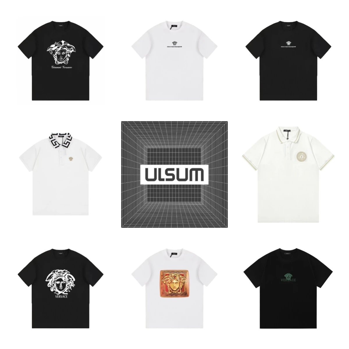 2025ss  V1RSAC1 Classic logo printed round neck Tshirt 1