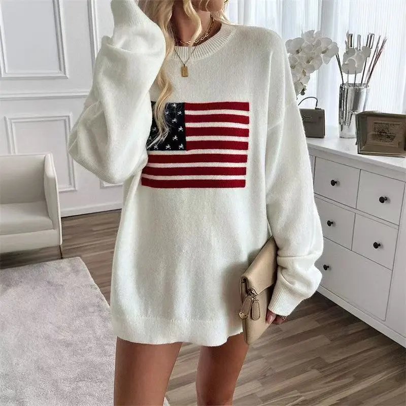 Flag, white.