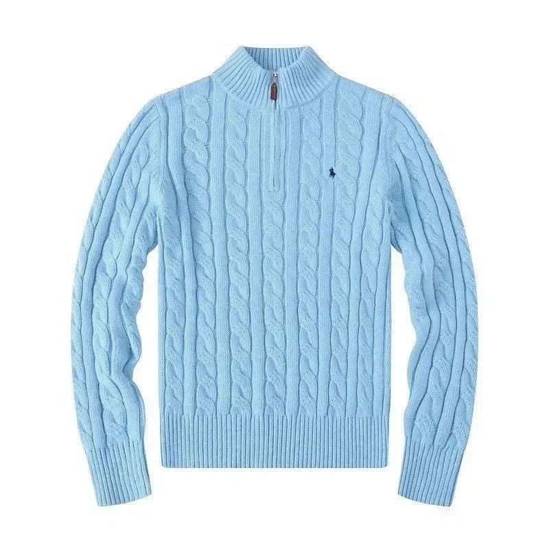 1/4 Zip Sky Blue