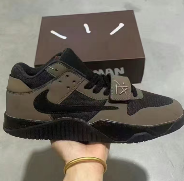 Pure Original AJ1 Low - Brown Black Mid Top Reverse Hook
