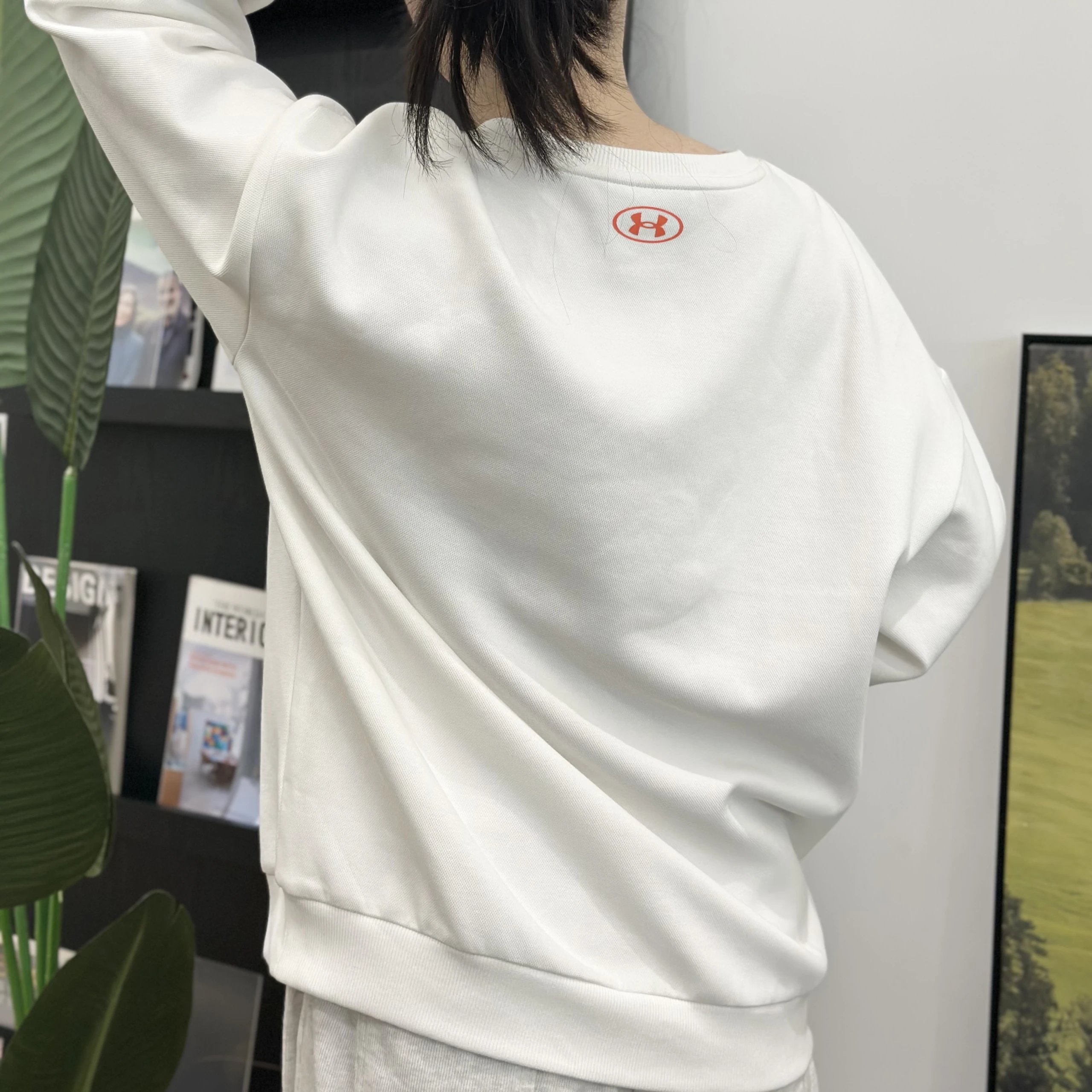 春节不打烊秒杀款02安德玛圆领运动长袖卫衣购两件送安德玛袜子一双叶Y茜力推  秋冬必买系列冬日首件呼吸感神衣4色百搭130170尺码可选 7
