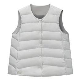 thumbnail for Six-color stand-up collar lambswool vest 1185974-149AM