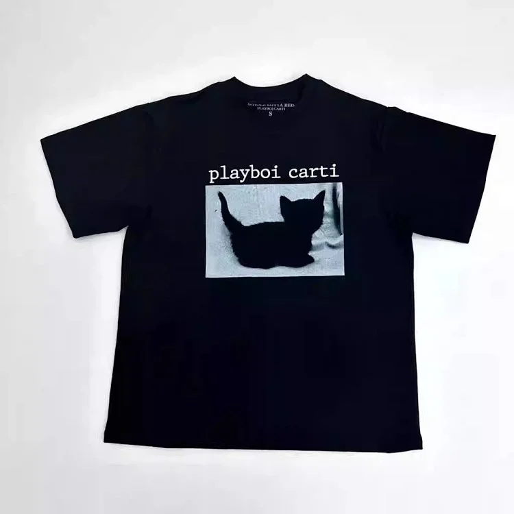 Playboy Carti Camiseta de Gato