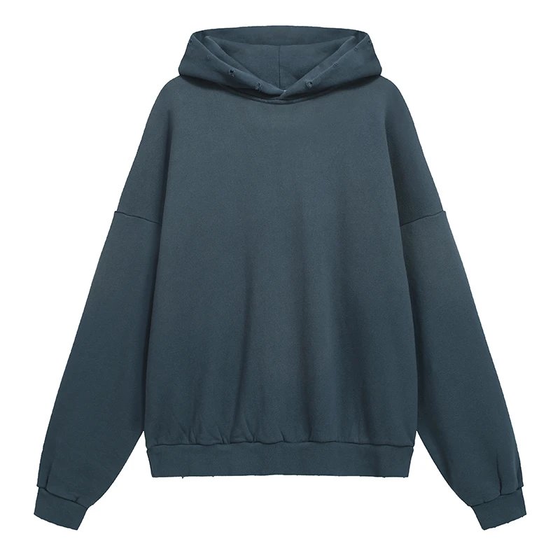 Vintage logo letter printed hooded sweatshirt