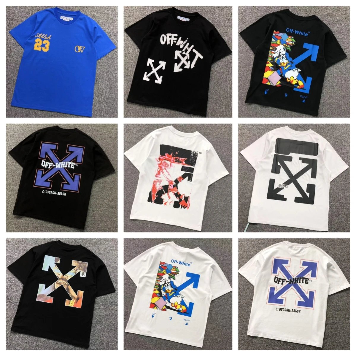 Off-White T-Shirts Short-Sleeve Crew-Neck Arrow Graphic Print product image