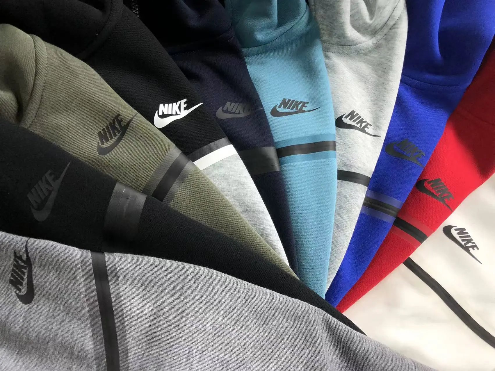 Nike Tech Fleece Joggers Red Sweatpants - 7