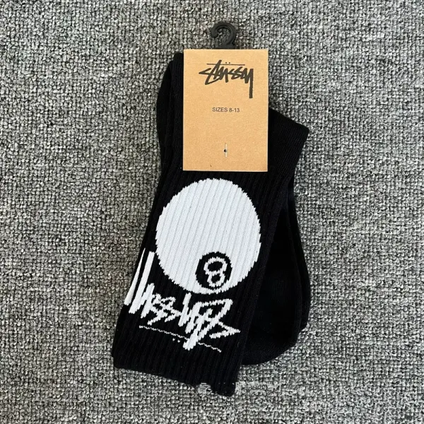 Stussy 8-Ball Socks Black - 1