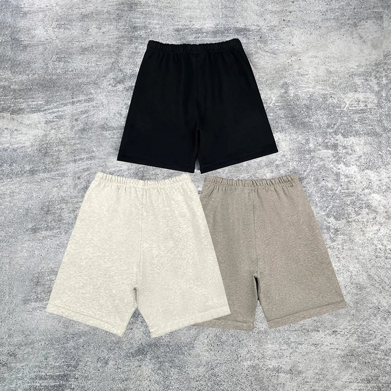 Double Line Flocking Letter Shorts photo 8