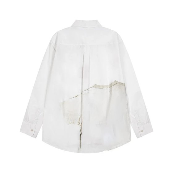 American vintage printed long sleeved shirt