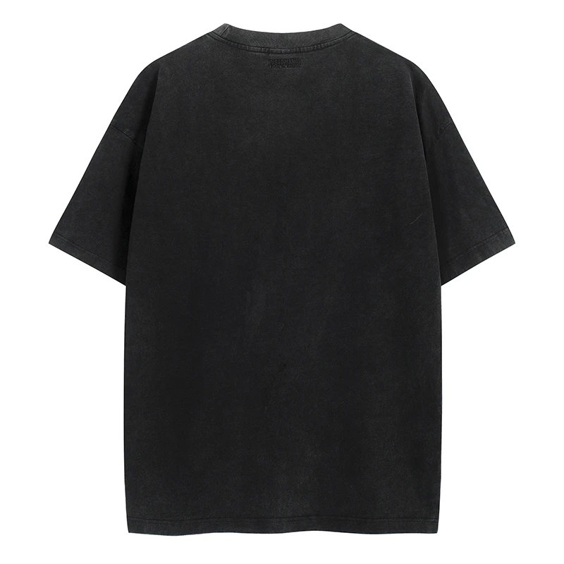 World Landmark Night View Print Short Sleeve Tee