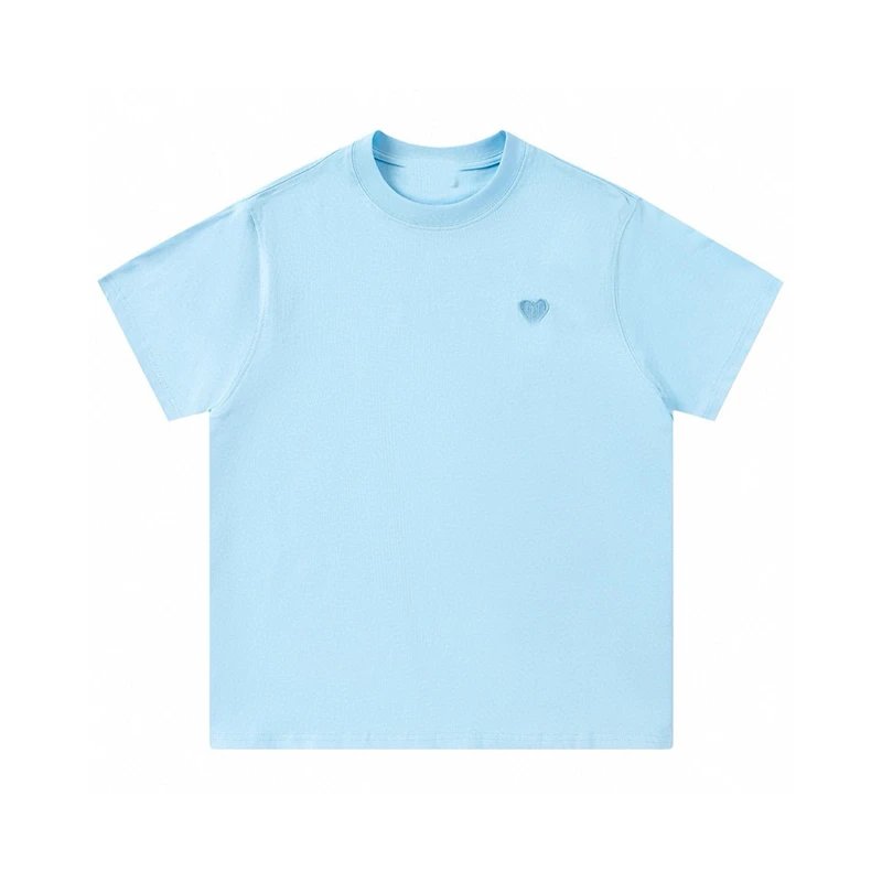 Heart Towel Embroidery T-Shirt photo 2