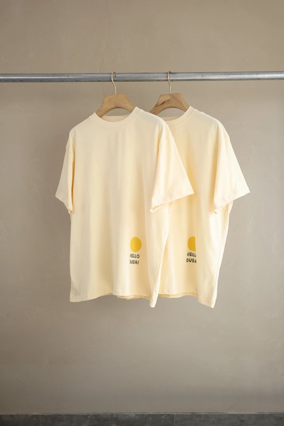2026SS Dubai Palm Island Print Tee