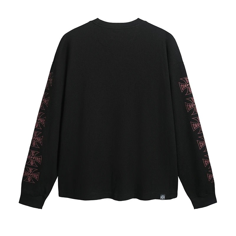 Waffle Logo Vintage Long Sleeve T-Shirt photo 5