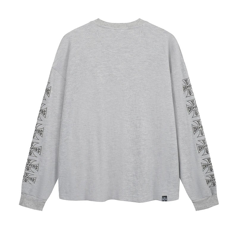 Waffle Logo Vintage Long Sleeve T-Shirt photo 6