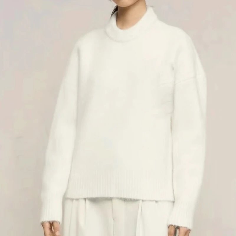 Silver Line Heart Logo Crewneck Sweater