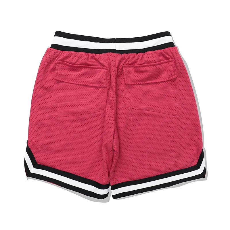 Mesh Drawstring Sports Shorts