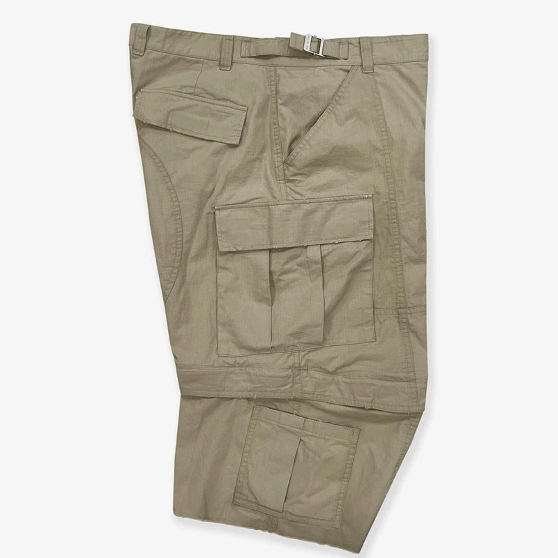 Deconstructed Zip Patchwork Cargo Shorts photo 5