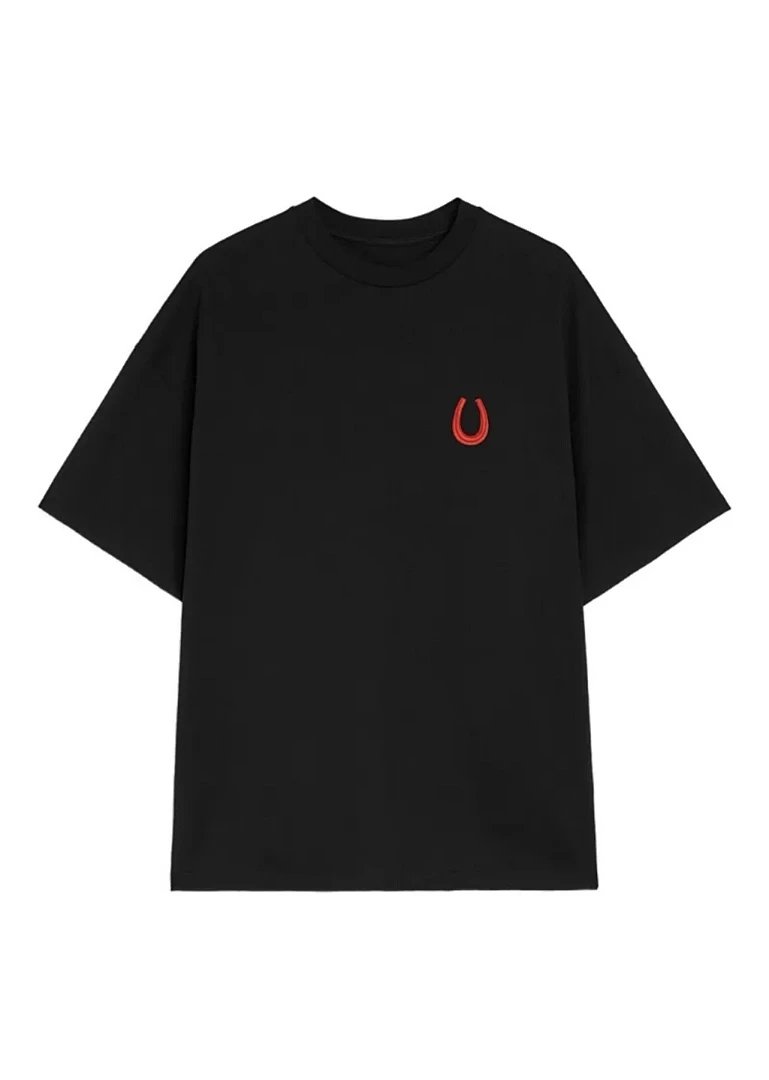 Horseshoe Logo Embroidered Short Sleeve Tee