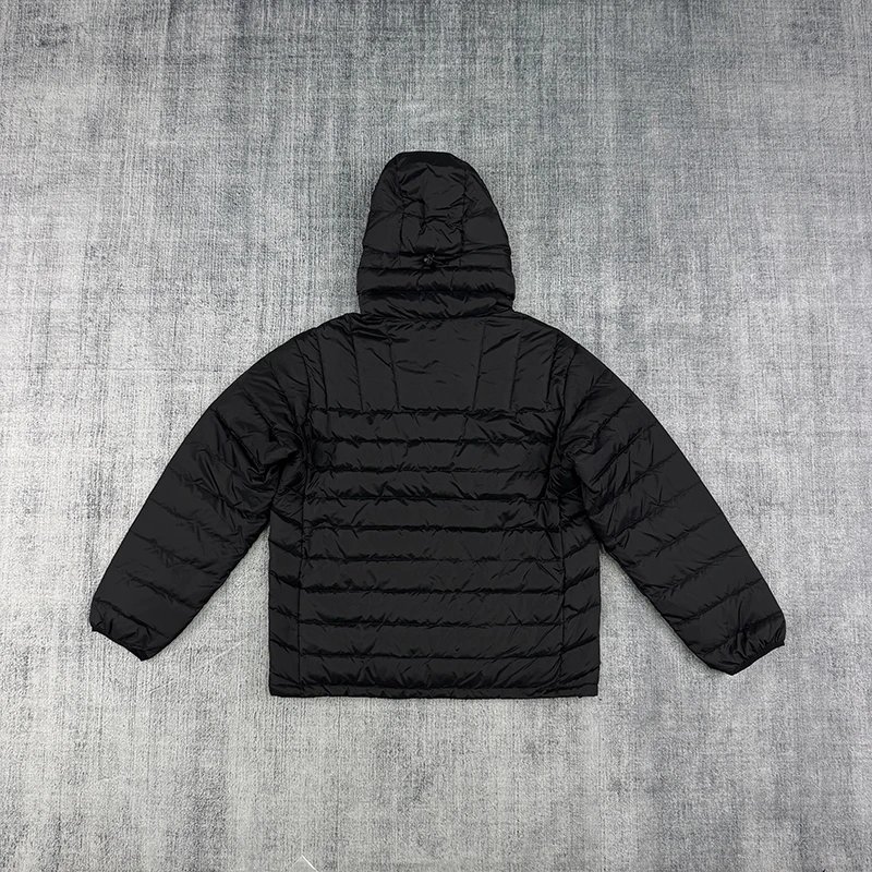Woven Logo Label Half Zip Down Jacket photo 2