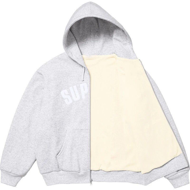 Supreme Reversible Hooded Jacket Navy/Beige - 2