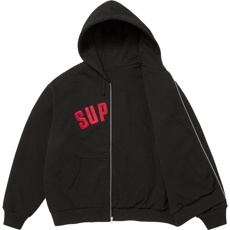 Supreme Reversible Hooded Jacket Navy/Beige - 3