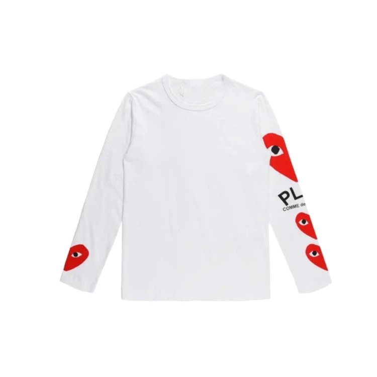 Comme des Garçons White Long Sleeve T-Shirt