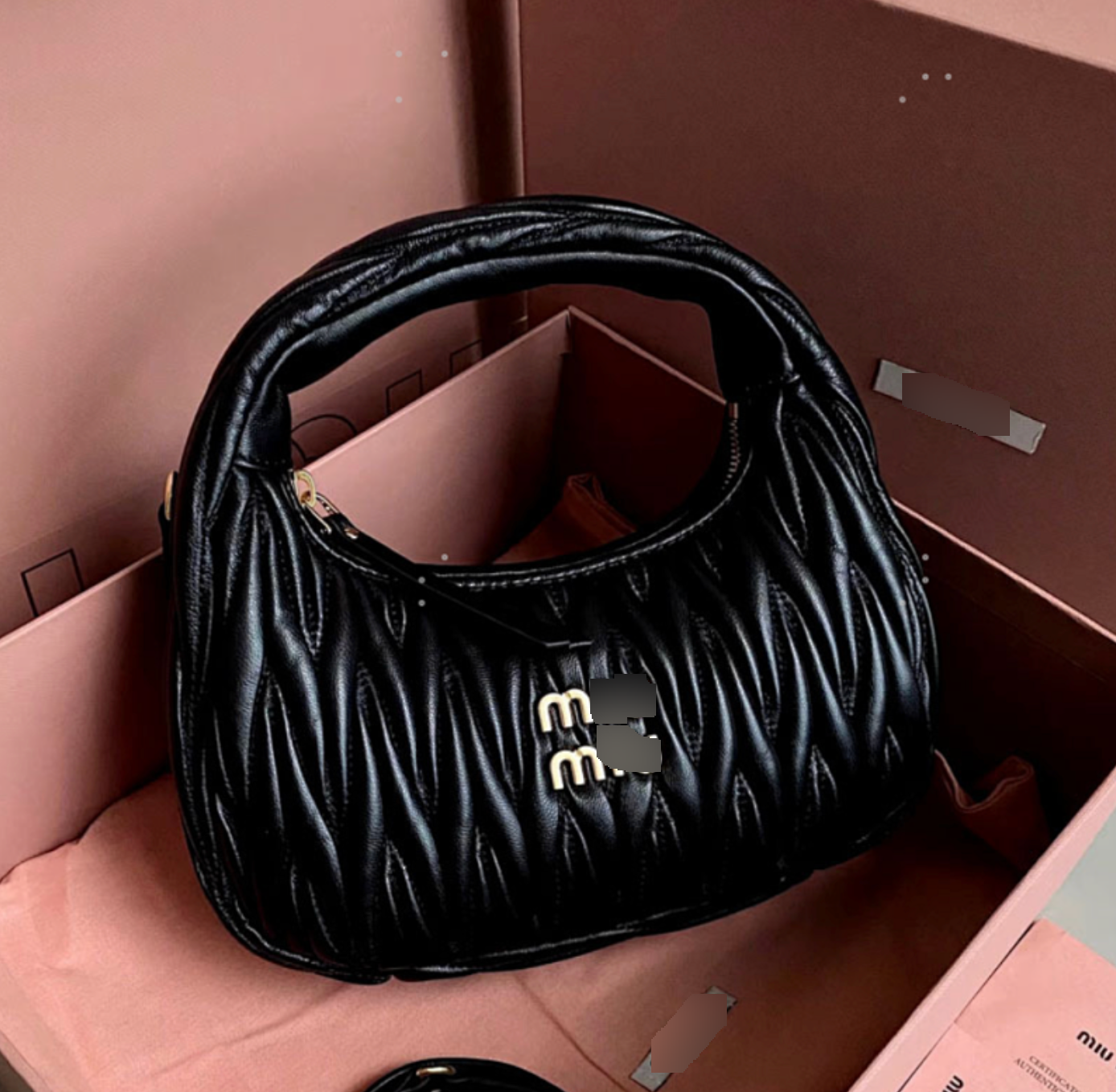 Miu Miu Matelassé Hobo Bag [6 