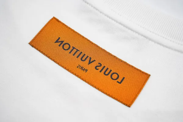 Louis Vuitton Monogram Embroidered White T-Shirt - 4