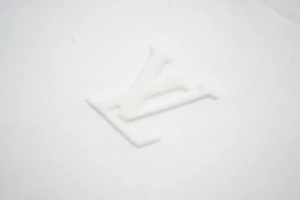Louis Vuitton Monogram Embroidered White T-Shirt - 7