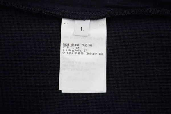 Thom Browne Four-Bar Stripe Gray Sweatpants - 12
